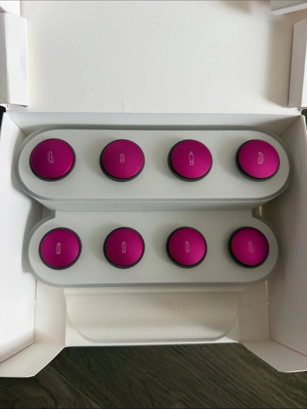 Dyson Airwrap™ styler display stand (White/Fuchsia) organizer